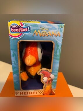 Disney Moana Micro Teenies HeiHei Plush Toy - Orange